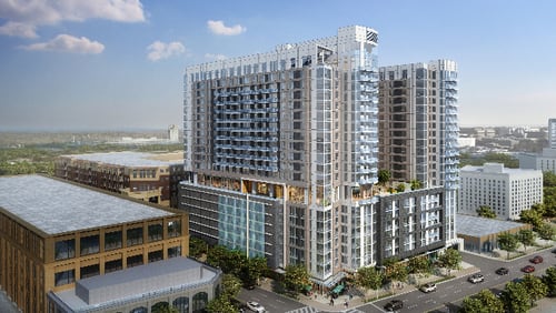 This posh 21-story complex (Modera by Mill Creek – Buckhead) will be located directly beside The Shops Buckhead Atlanta in one of the state’s most expensive ZIP codes for renters, 30305.