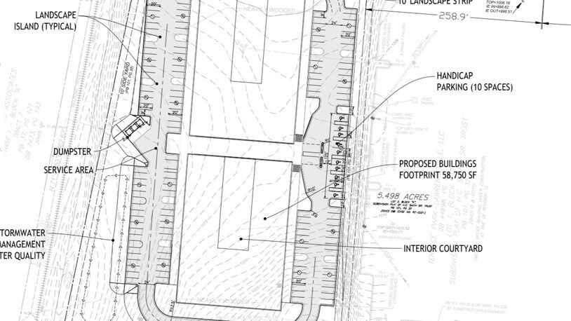 Lawrenceville recently approved zoning changes and a permit request to build an assisted living/independent senior living facility on Lawrenceville-Suwanee Road. Courtesy City of Lawrenceville