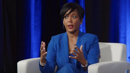 Keisha Lance Bottoms, a White House senior advisor for public engagement and former mayor of Atlanta, speaks at event hosted by Axios in Washington, D.C., on Tuesday, Sept. 13, 2022. (Screenshot)