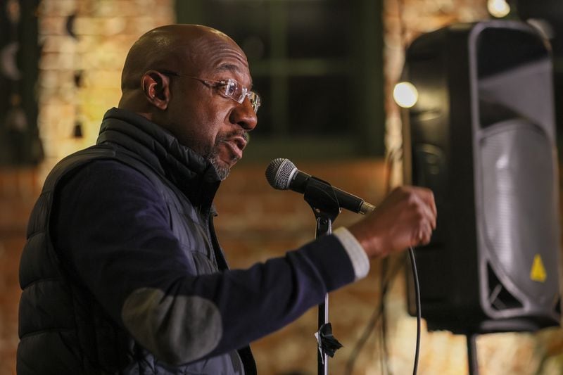 The campaign of U.S. Sen. Raphael Warnock, pictured, has a new ad aimed at his Republican opponent, Herschel Walker, titled "Hypocrite." (Arvin Temkar/AJC)
