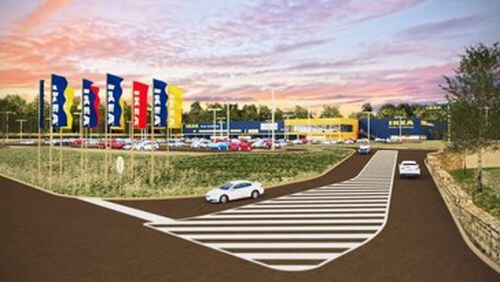 IKEA is one of the new developments locating along Franklin Gateway in Marietta along with The Home Depot’s Marietta Technology Center, Atlanta United Football Club’s training facility, the city’s Franklin Gateway Sports Complex and Drive Shack. AJC file photo
