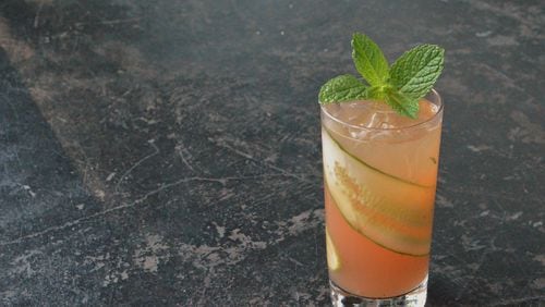 The Cahaba Cooler at One. midtown kitchen is a refreshing palate pleaser with a hint of sweetness.