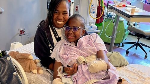 Natalya and Thelia Manhertz adjust to their new lives after Natalya experienced septic shock and had to have her hands and legs amputated. Courtesy of Manhertz family