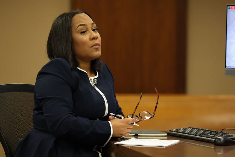 National attention has been focused on Fulton County District Attorney Fani Willis because of her probe of former President Donald Trump. (Miguel Martinez/The Atlanta Journal-Constitution)