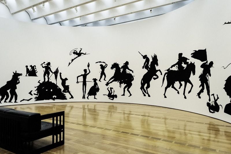Kara Walker’s monumental work “The Jubilant Martyrs of Obsolescence and Ruin” has been on display at the High Museum since October 2018. CONTRIBUTED BY HIGH MUSEUM