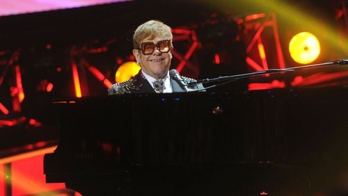 Elton John Performs during the Elton John: I'm Still Standing - A Grammy Salute at The Theater at Madison Square Garden on January 30, 2018 in New York City. That show airs at 9 p.m. April 10 on CBS. (Photo by Brad Barket/Getty Images)