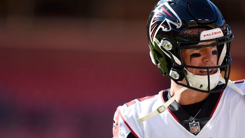 Falcons quarterback Matt Ryan has 33 touchdowns heading into the season finale at Tampa Bay.