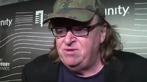 Filmmaker Michael Moore proposed rewriting the Second Amendment.