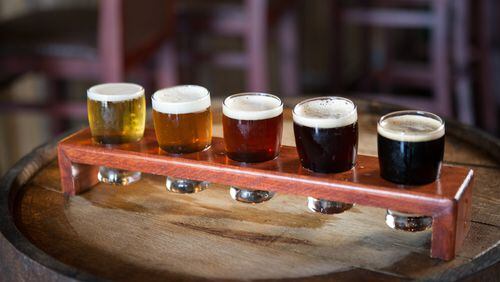 Sample a variety of brews at the Cherry Street Taproom, a brewpub in Cumming that sells beer by the glass and offers an extra-large selection of their craft beers on tap.