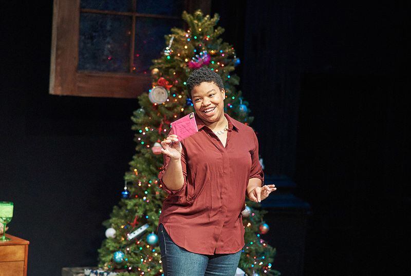 Renita James stars as Mary in Aurora Theatre’s “12 Dates of Christmas.” CONTRIBUTED BY AURORA THEATRE