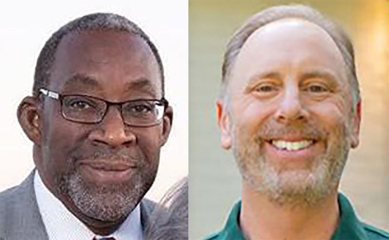Former U.S. Attorney Ed Tarver, left, and Matt Lieberman, son of former U.S. Sen. Joe Lieberman of Connecticut, are the two Democrats who have announced plans to run against U.S. Sen. Kelly Loeffler in a November special election. More could enter the race. The winner will serve the final two years of Johnny Isakson’s term. (Handout photo)