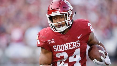 Rodney Anderson (24) is Oklahoma's leading rusher.