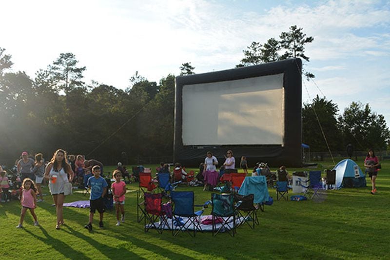"Ralph Breaks the Internet" will be shown on a giant inflatable screen at Newtown Park in Johns Creek.