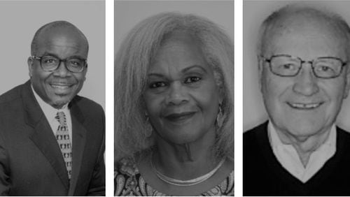 DeKalb CEO Michael Thurmond has appointed three people to the MARTA Board of Directors. They are (L to R) Roderick Frierson, Rita Scott and Jim Redovian. Photos provided by the DeKalb County government.