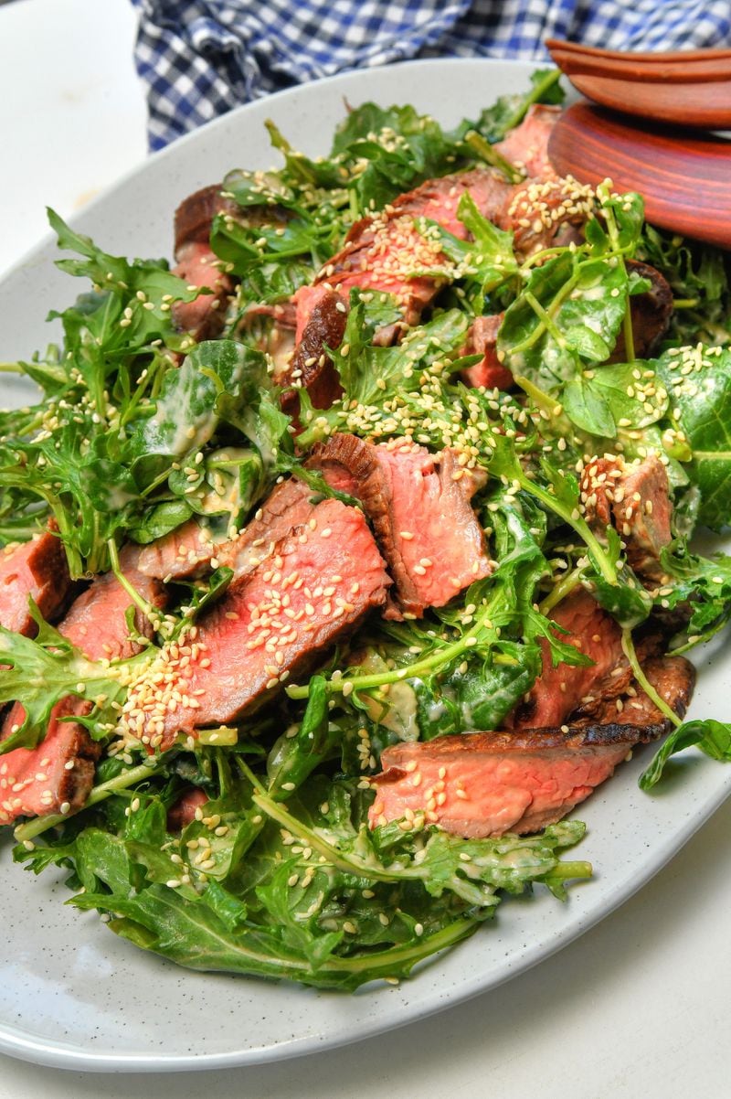 Super Sesame Steak Salad. Chris Hunt for The AJC