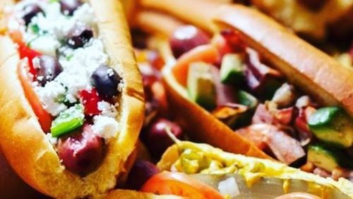 A variety of craft hot dogs are on the menu at Drafts + Dogs / Photo from the Drafts + Dogs Instagram account