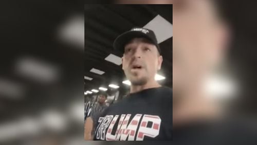 A Donald Trump supporter started filming when he was refused service at a vape shop in Tucker. The employee was fired.