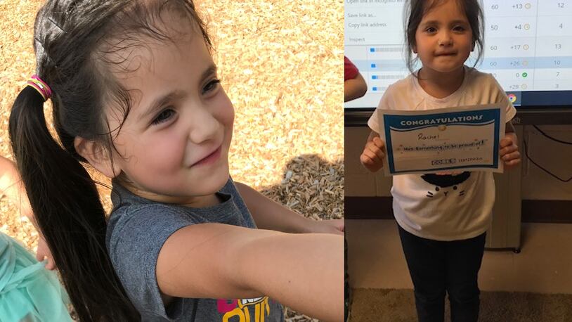 Rachel Zecena, 6, and her mother were believed to have been taken against their will by the girl's father. They were found in Mexico on Wednesday, according to authorities.