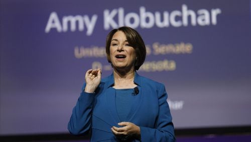 The Democratic presidential campaign of U.S. Sen. Amy Klobuchar of Minnesota did well in drawing at $220,000 in donations from Georgia in the past six months even though her polling and fundraising at the national level have not been as strong. (Photo by Bill Pugliano/Getty Images)