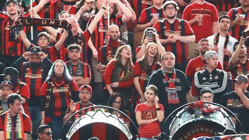 Atlanta United fans appear to be less than excited with some beginning to become concerned about the team’s performance seen during the 1-1 draw against FC Cincinnati in their MLS soccer match on Sunday, March 10, 2019, in Atlanta. Some fans were also heard to be booing during the game.   Curtis Compton/ccompton@ajc.com