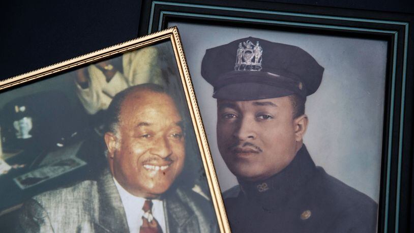 Portraits of Al Howard, who once helped to save the Rev. Martin Luther King Jr. as a young NYPD officer. Howard, who later owned the popular Showman’s Jazz Club in Harlem, died in October at age 93 of coronavirus complications.