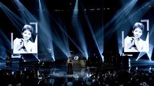 Gladys Knight performs onstage during the 2018 American Music Awards at Microsoft Theater on Oct. 9, 2018 in Los Angeles.  (Photo by Kevin Winter/Getty Images For dcp)
