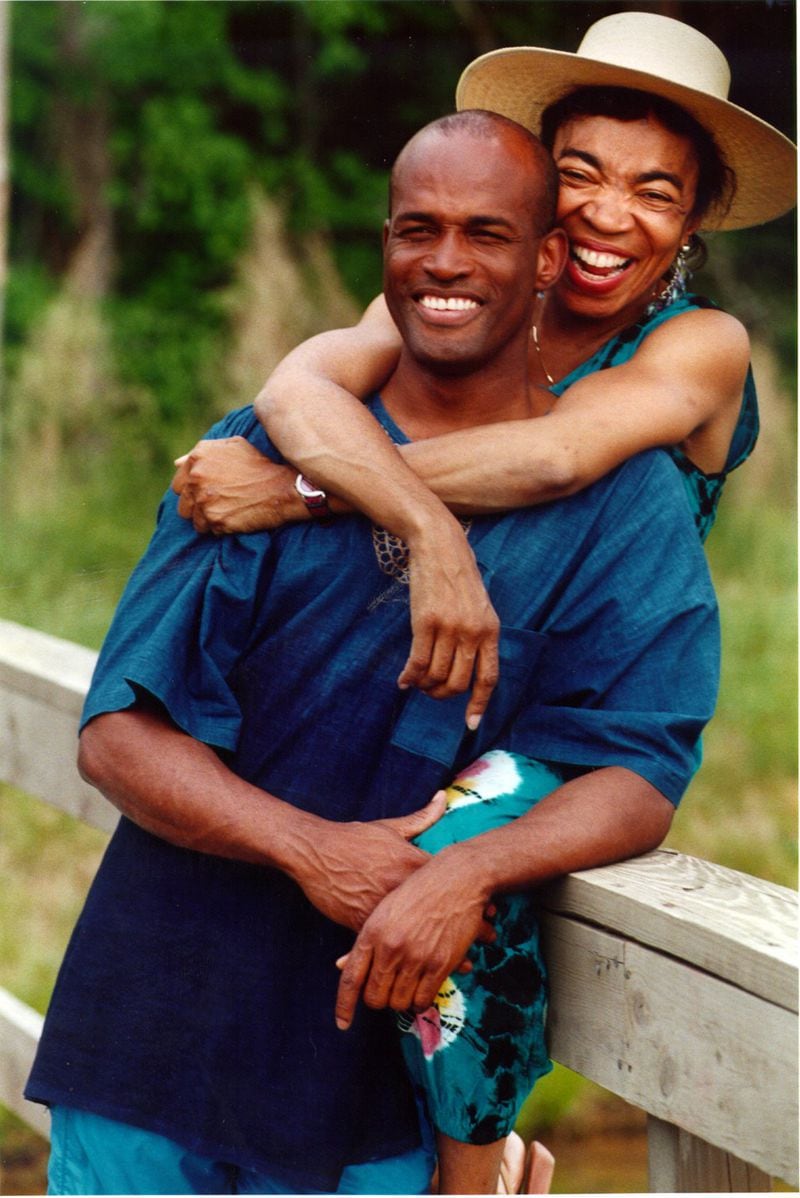 Kenny Leon and Carol Mitchell-Leon (shown in 1993) were a power couple in Atlanta theater in the early 1990s. AJC FILE