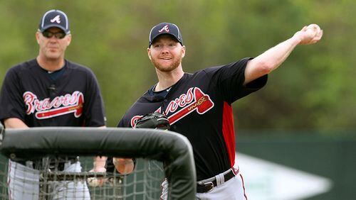 Braves reliever Jonny Venters missed most of the 2013 season after undergoing a second ligament transplant surgery on his pitching elbow. Doctors used a graft from his hamstring to repair the ligament and removed a bone spur last season. Doctors had used a graft from Venters’ wrist in the first transplant surgery in 2005, when Venters was a 20-year-old minor leaguer. Venters was expected to begin throwing live batting practice in mid-May and return to the Braves' roster mid-June this season.