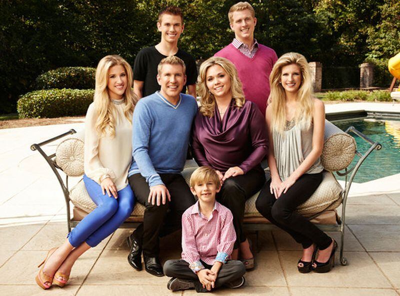 Todd Chrisley's family from season one of the reality television series "Chisley Knows Best" in 2014. (Photo: USA Network)