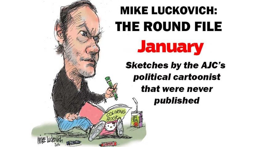 Mike Luckovich Round File for January 2019