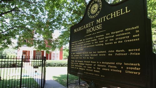The Margaret Mitchell House in 2012. VINO WONG / VWONG@AJC.COM