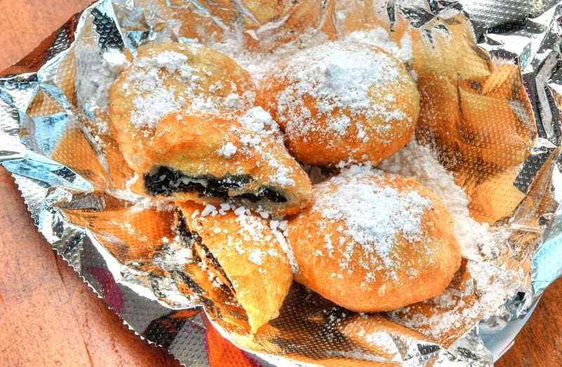 Fried Oreos at Triple Jay's Pizza. (Contributed by Chris Hunt Photography)
