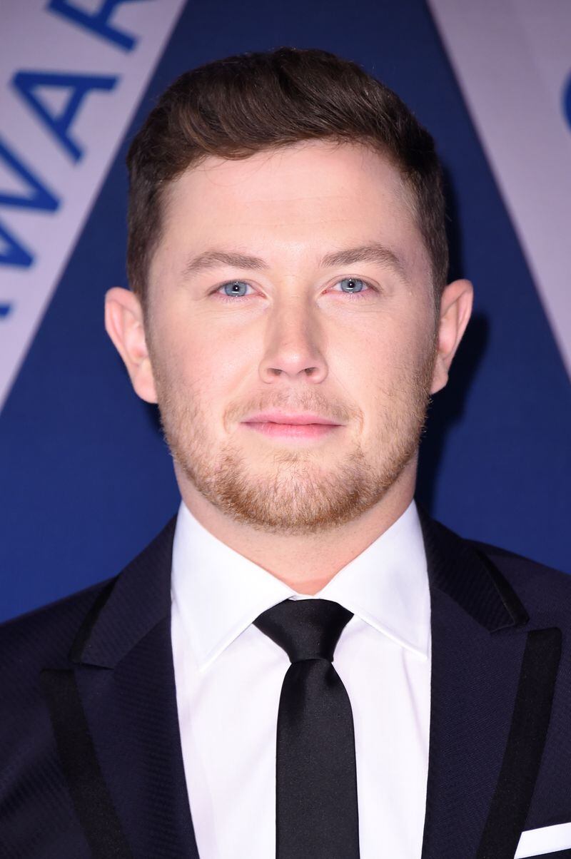  NASHVILLE, TN - NOVEMBER 08: Singer-songwriter Scotty McCreery attends the 51st annual CMA Awards at the Bridgestone Arena on November 8, 2017 in Nashville, Tennessee. (Photo by Michael Loccisano/Getty Images)