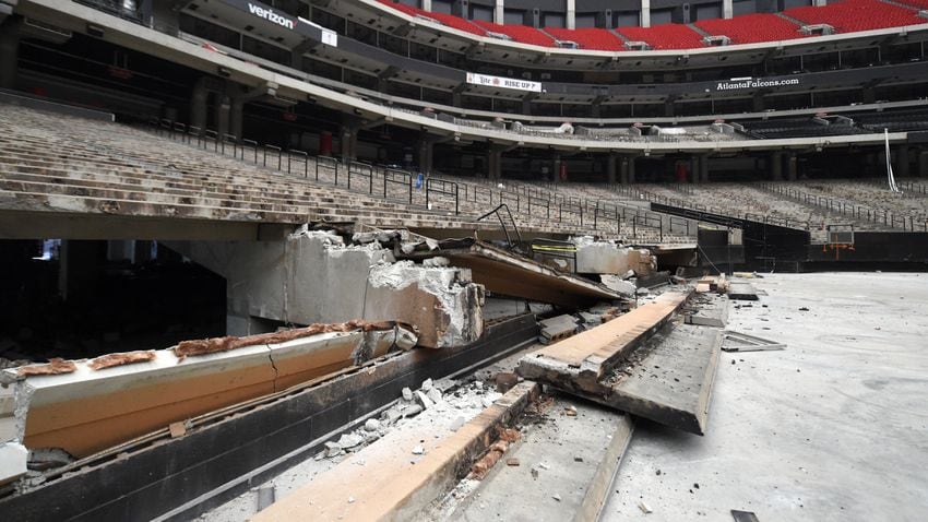 Demolition of Georgia Dome begins