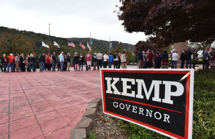 Photos: Mike Pence campaigns with Brian Kemp