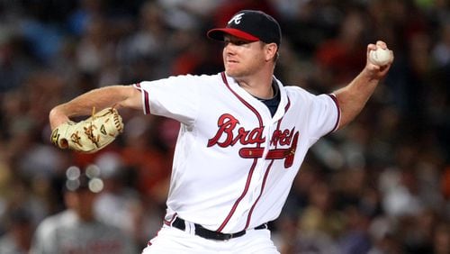 Jonny Venters was an All-Star when he pitched for the Braves. Jason Getz, jgetz@ajc.com