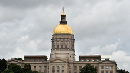 Georgia’s state Capitol. BRANT SANDERLIN/