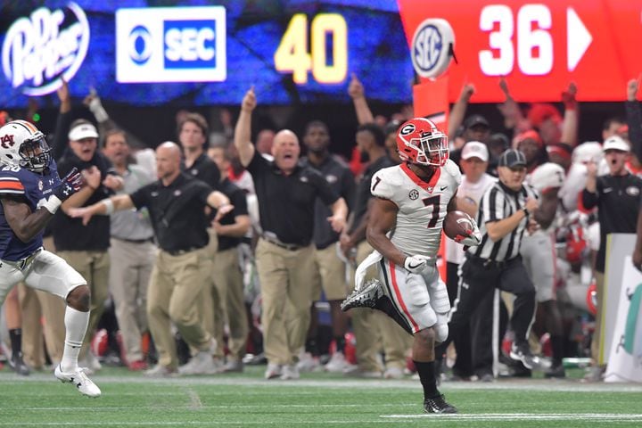 Photos: Georgia handles Auburn in rematch, wins SEC title