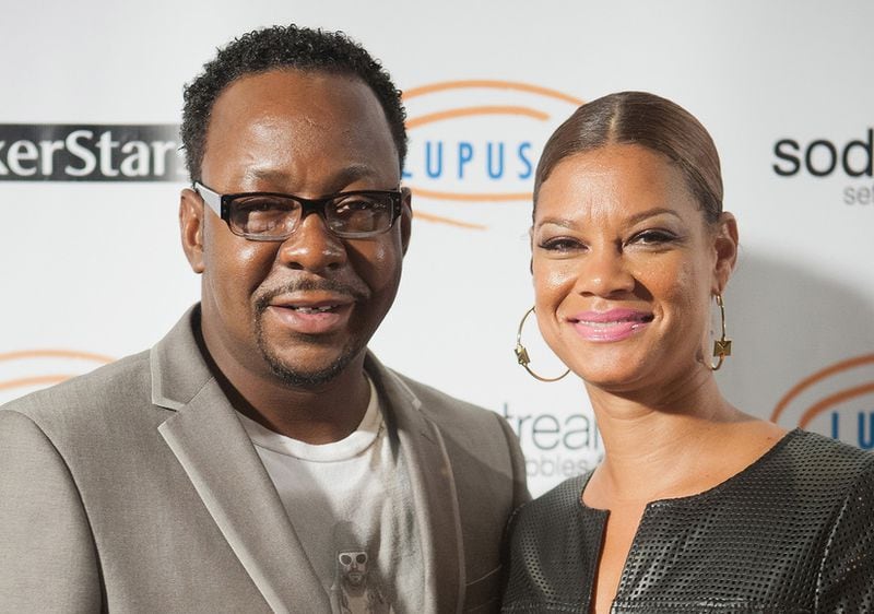LOS ANGELES, CA - SEPTEMBER 12: Bobby Brown and wife Alicia Etheredge attend the Get Lucky For Lupus LA! event at Peterson Automotive Museum on September 12, 2013 in Los Angeles, California. (Photo by Harmony Gerber/FilmMagic)