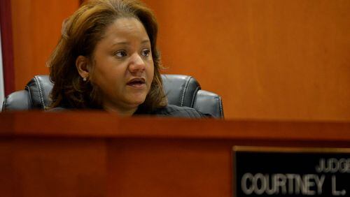 Lawyers for Burrell Ellis are asking Superior Court Judge Courtney Johnson (above) to allow the state Court of Appeals to decide if a special grand jury investigating corruption allegations went beyond its charge or scope.