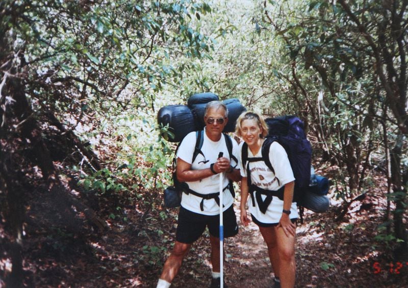 Jerry and Amanda hiked the Appalachian trail together in 1998. CONTRIBUTED
