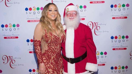 Pop icon Mariah Carey at the the grand opening of the Sugar Factory American Brasserie on September 6, 2017 in Bellevue, Washington.