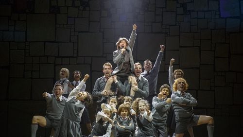 The cast of “Matilda” performs the song “Revolting Children.” A touring version of the hit musical based on Roald Dahl’s 1988 novel arrives at the Fox Theatre from April 18-23, and the show’s creators and performers say they sought to capture the humorously naughty spirit of Dahl’s work in the musical. CONTRIBUTED BY JOAN MARCUS