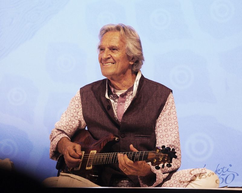 From the Mahavishnu Orchestra through to Shakti, John McLaughlin has always breezed through the kind of complex compound time signatures that stymie his jazz colleagues. When he joined Chick Corea in the Five Peace Band in 2008, the pianist encouraged him to write some new tunes for the band. "But John," said Corea, "just 3/4 or 4/4 please." Photo: Shakti