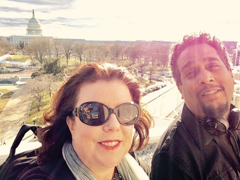 AJC staffers Jennifer Brett and Ryon Horne are in D.C. to cover the inauguration.