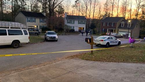 Police are investigating the deaths of three people whose bodies were discovered Saturday afternoon in a Gwinnett County neighborhood.