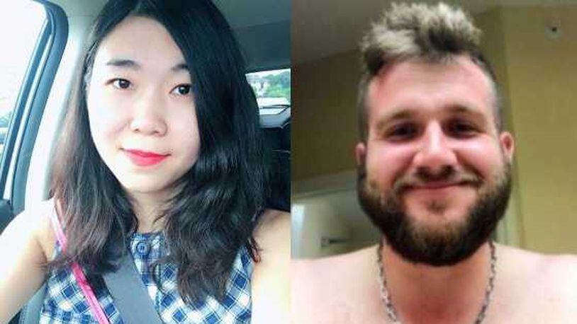 Brian Marsh Semrinec, right, is accused of stabbing to death 28-year-old Shuyi Li. The two had been dating. She was found dead in her Smyrna apartment.