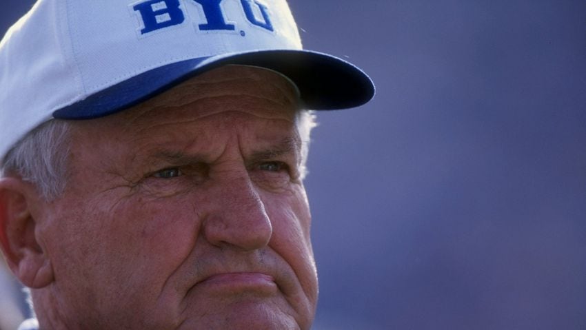 LaVell Edwards, football coach