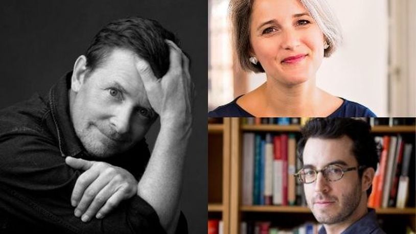 Michael J. Fox (clockwise from left, Rachel Beanland and Jonathan Safran Foer are presenters at the Marcus Jewish Community Center of Atlanta's Book Fest in Your Living Room this fall. Courtesy of MJCCA