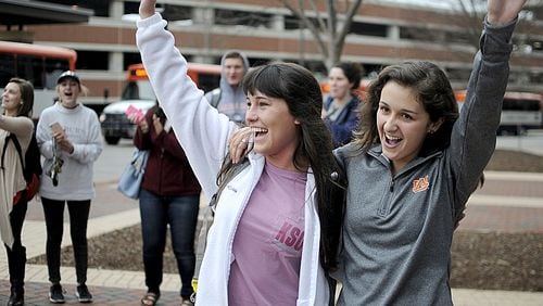 Miranda Whitten, left, was featured in a 2017 story in the Auburn University student newspaper. The 24-year-old's body was found Monday in Troup County.